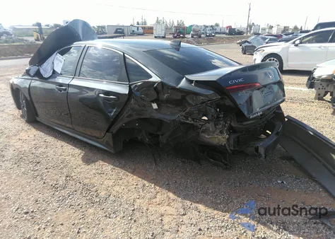 2023 Honda Civic Ex /Ex W/O Bsi z USA, uszkodzony, nr VIN 2HGFE1F78PH319482